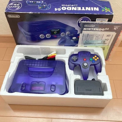 Nintendo 64 N64 Konsole Japan NTSC-J Midnight Blue Limited Edition Box Getestet - Bild 1 von 4