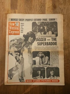 NME New Musical Express March 13th 1971 The Rolling Stones Cover - Imagen 1 de 13