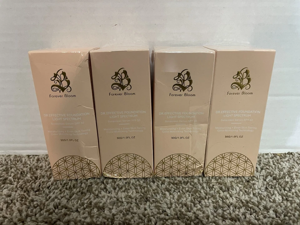 4 Forever Bloom Foundation Light Spectrum Serum SPF 50 30g 1.0 Fl Oz - FREE SHIP - Image 1 of 1