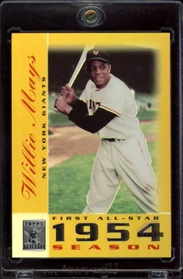 2003 Topps Tribute #1 Willie Mays Gold Refractor 1954 All Star /54 Giants - Image 1 of 4