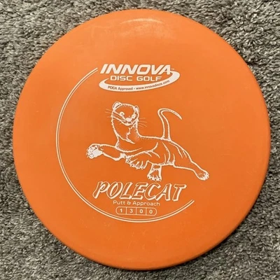 Innova Putt Approach Orange Polecat  1300 Disc Golf  Disc.  Clean Next Day Ship - Image 1 of 4