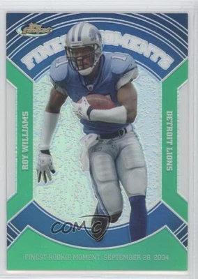 2007 Topps Finest Veteran Moments Green Refractor /199 Roy Williams #VFM-RW - Image 1 of 2