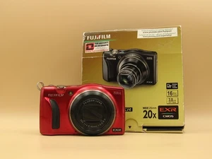Fujifilm FinePix F800EXR Digital Compact Camera Red - Working well - Picture 1 of 8