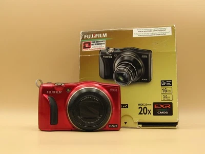 Fujifilm FinePix F800EXR Digital Compact Camera Red - Working well - Image 1 of 4