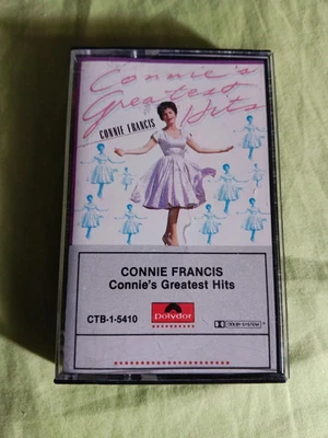 Connie Francis -Connie's Greatest Hits -Cassette Tape -1982 PolyGram Records Foto 1 de 2