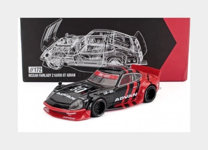 Mini GT KHMG172 Kaido House Nissan Fairlady Z Kaido GT ADVAN Die Cast 1/64