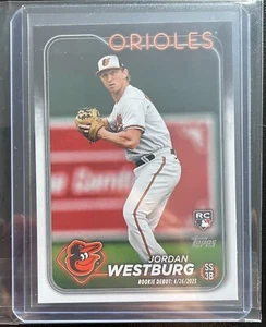 Jordan Westburg Rookie Debut Card US125 - 2024 Topps Baseball Update Series - Bild 1 von 2