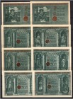 [GM0015.1] - 8 x Notgeld ALLSTEDT, Stadt, 10 - 50 Pf, 01.10.1921, Grabowski/Mehl