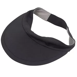 Kids Visor Sun Hat Adjustable Athletic Sports Hat for 3 to 12 Years Old Black - Picture 1 of 9