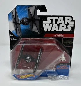 Star Wars Hot Wheels Starships Die Cast First Order TIE Fighter Force Awakens - Imagen 1 de 6