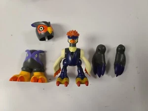 2007 Digimon Data Squad Falcomon Peckmon personajes Lightning Bandai nuevo suelto - Imagen 1 de 2