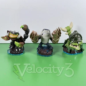 Paquete Skylanders Swap Force EARTH: SCORP, SLOBBERTOOTH, TERRAFIN (base azul) - Imagen 1 de 7