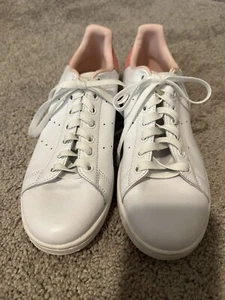 Adidas Women’s Pink Sam Smith Sneakers-8 - Picture 1 of 9