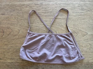 Free People Taupe XS Backless Bandeau Style Front Bralette NWOT - Picture 1 of 2