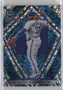 2020 Chronicles Spectra Neon Blue Prizm Silhouettes /99 Vladimir Guerrero Jr #59