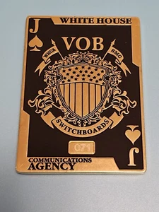 Casa Blanca WHCA ~ Interruptores ~ Moneda de desafío NUMERADA LIMITADA. - Imagen 1 de 2