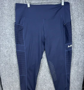 Ariat Tek Yoga Pants Women's Extra Large Blue Workout Active Wear - Picture 1 of 13
