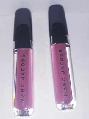 X2  Marc Jacobs Enamored Hi Shine Lacquer Lipgloss #302 Allow Me TRAVEL SIZE - Image 1 of 3