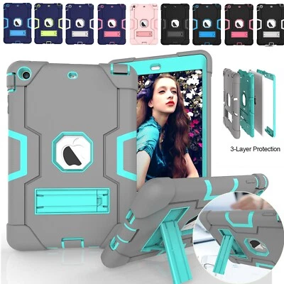 For iPad Mini 6th 7th A17 Pro Generation 8.3" Heavy Duty Rugged Stand Case Cover - Image 1 of 4