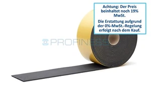 Profiness EPDM-Dichtband 90x3mm einseitig selbstklebend 10 Meter Rolle
