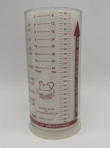 The Pampered Chef Measure-All Cup #2225 For Liquid, Dry, & Solid Ingredients EUC - Picture 1 of 6