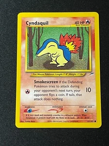 Cyndaquil┃61/105┃Neo Destiny┃Pokemon Card┃WOTC┃Common┃Near Mint - Picture 1 of 2