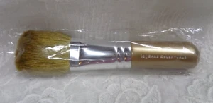 BARE MINERALS i.d. Bare Escentuals FLAWLESS FACE Brush ~ Color: GOLD - Picture 1 of 3