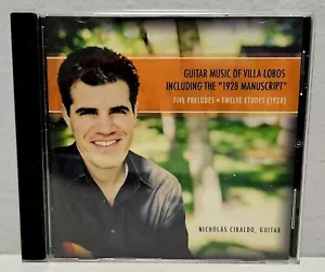 Nicholas Ciraldo: Guitar Music Of Villa-Lobos inclu "1928 Manuscript" (CD, 2011) - Picture 1 of 4
