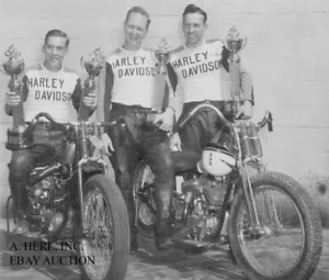 Harley-Davidson hillclimb racing team di A.D. Farrow - foto corse motociclistiche - Foto 1 di 1
