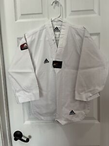 Adidas World Taekwondo Federation Youth Uniform Shirt & Pants. Size 0 (140cm)