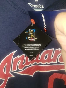 Cleveland Indianer T-SHIRT GRÖSSE LARGE NEU MIT ETIKETT UND MLB HOLOGRAMM OFFIZIELL MLB - Bild 1 von 6