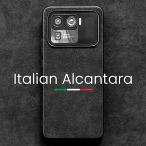 ALCANTARA Case for XIAOMI Mi 11 Ultra Artificial Leather Business Phone Cover - Picture 1 of 12