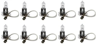 10 x 24v H3 PK22S 460 halogen bulbs 70w e-marked headlight fog light TRUCK HGV - Image 1 of 4