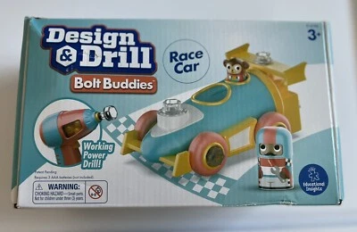 Perno de perforación y diseño educativo Perno de carreras Amigos Coche de carreras Juguete para desmontar Nuevo Foto 1 de 4