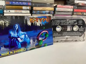 E-Type Made in sweden cassette tape Stockholm Records 1994 thailand Tested - Foto 1 di 3