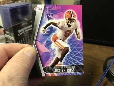 2022 Sage High Series Football Base  #139 Justyn Ross - Clemson University - Image 1 of 2