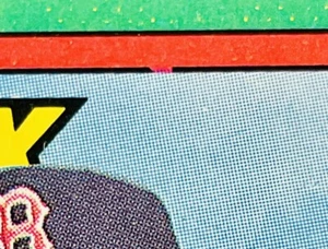 1990 TOPPS WADE BOGGS INK GAP MISPRINT ERROR DOT #760 EXTREMELY RARE - Picture 1 of 12