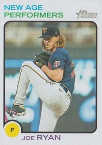 2022 Topps Heritage #NAP-18 Joe Ryan - Minnesota Twins - Picture 1 of 1