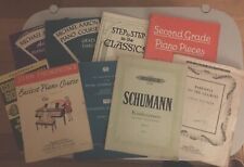 Vintage Job Lot of Various Piano Sheet Music Books x9
