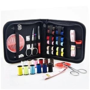 Purple Portable Home Sewing Box&Sewing Storage Travel Sewing Kit DIY SewingCraft - Picture 1 of 5