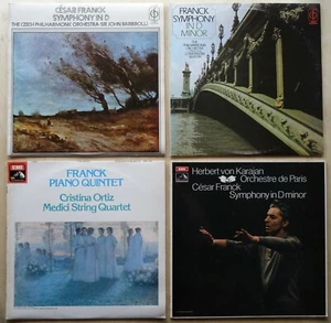 CESAR FRANCK : 4 x Classical Record LPs Bundle - EMI ASD & CFP, Karajan, Medici - Bild 1 von 4