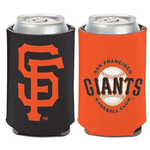 San Francisco Giants 12oz Two Sided Can Cooler [NEW] Coozie Koozie Beer Drink Cover