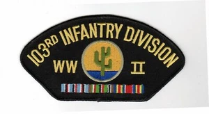 103rd Infantry Division WWII Hat Patch - Picture 1 of 1