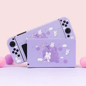 GeekShare Nintendo Switch Protective Case Switch Dock Cover Grape Rabbit - Picture 1 of 25