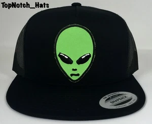 Sombrero de camionero negro Area 51 Green Alien Patch Storm Area 51 ¡Nuevo envío ahora!¡! - Imagen 1 de 2