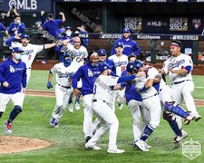 2020 LOS ANGELES LA DODGERS WORLD SERIES CHAMPIONS 8X10 CELEBRATION PHOTO
