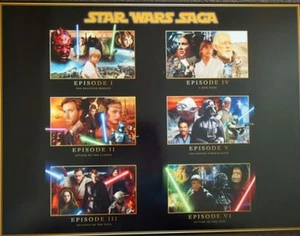 STAR WARS SAGA POSTER 63 X 48 CM READY TO FRAME - Picture 1 of 1