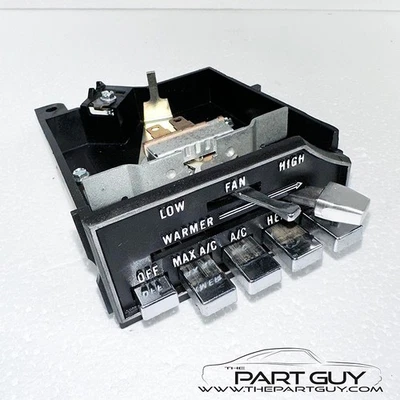 REBUILT 70-71 Challenger Barracuda A/C Heater Control STD DASH MOPAR 1970 1971 - Image 1 of 4