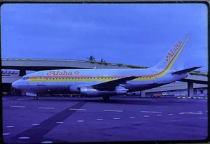 Boeing 737 - 35 mm Colour Slide -Aloha Airlines - N7376F -See Note - Picture 1 of 1