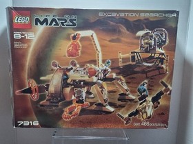 Lego Life On Mars 7316 Evacuation Searcher Open Box Sealed Bags See Description